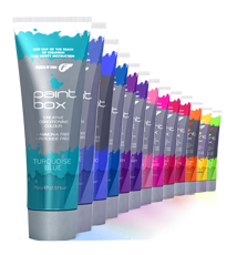 Fudge a rainbow of semi-permanent intermixable colours